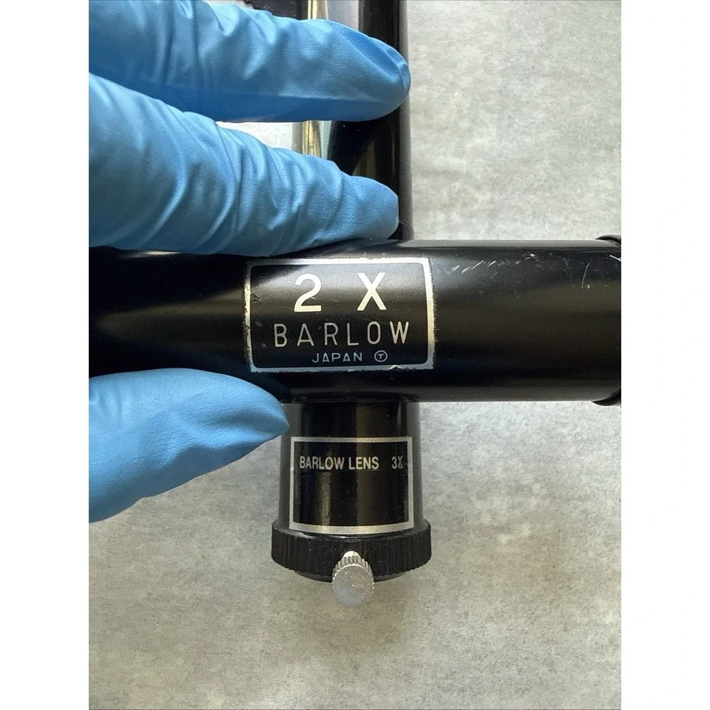 Lot Of 2 Vintage Barlow Lenses 2x Japanese And 3x For  telescopes Parts Only
